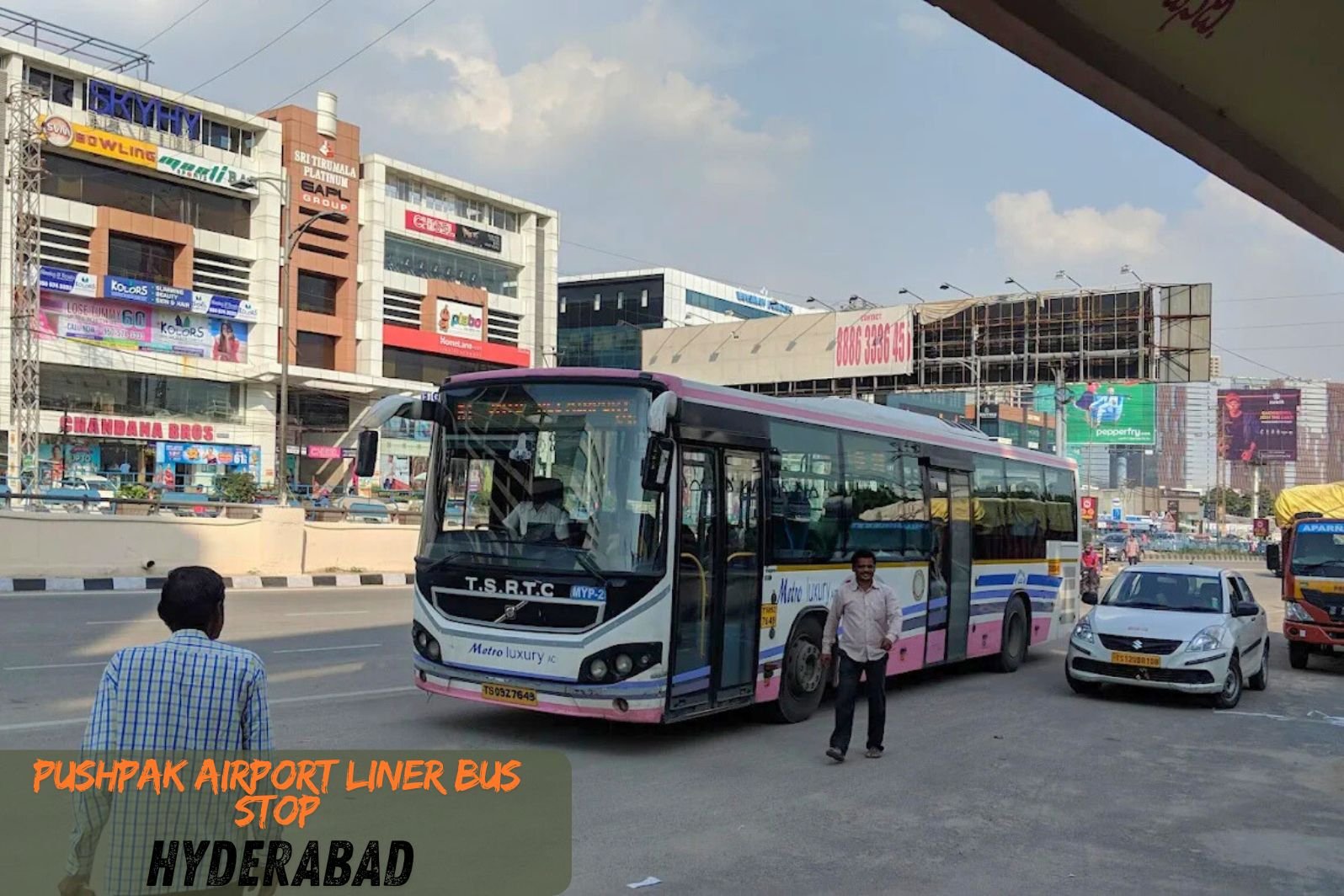 Pushpak Airport Liner Bus Stop